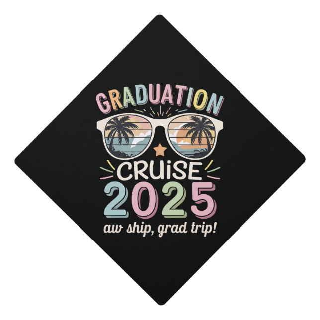 Graduation Cruise 2025 Graduate Cruising Squad Cap Topper (Front)