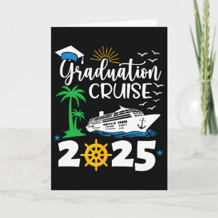 Graduation Cruise 2025 Graduate Hawaii Beach Summe Card