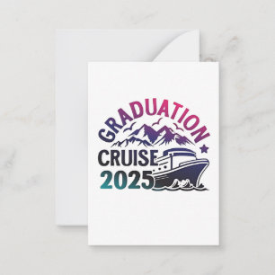 Graduation Cruise 2025 Summer Trip Matching Card