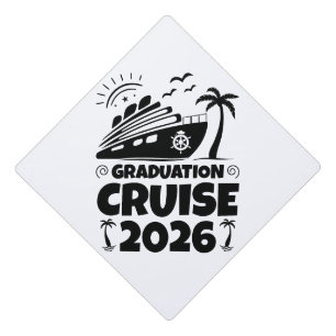 Graduation Cruise Custom Year Senior Trip Vacation Cap Topper