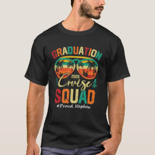 Graduation Cruise Squad 2026 Proud Nephew Funny Cr T-Shirt