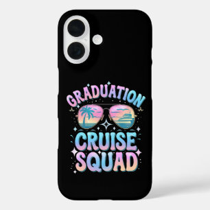 Graduation Cruise Squad Cruising Ship Retro iPhone 16 Case
