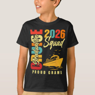 Graduation Cruise Squad Trip Proud Grams Senior 20 T-Shirt