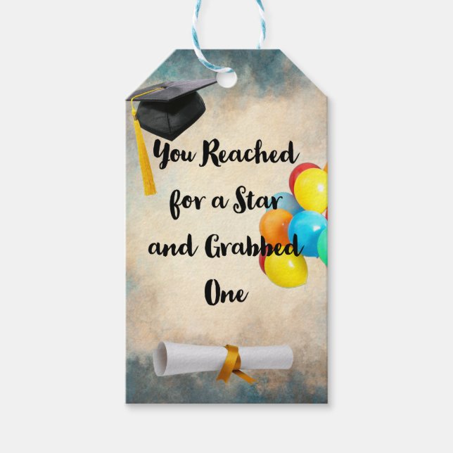 Graduation custom gift tags (Front)