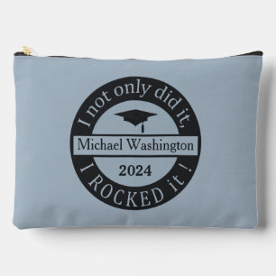 Graduation custom name & year accessory pouch