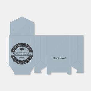 Graduation custom name & year favour bags favor box