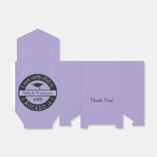 Graduation custom name & year favour bags favor box