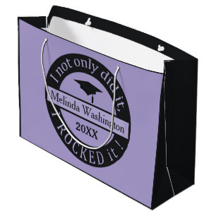 Graduation custom name & year gift bag