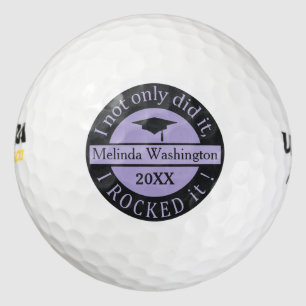 Graduation custom name & year golf balls