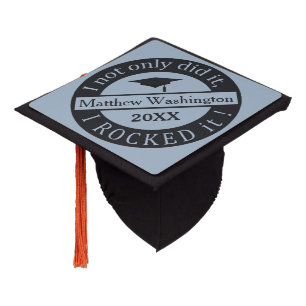 Graduation custom name & year tassel topper