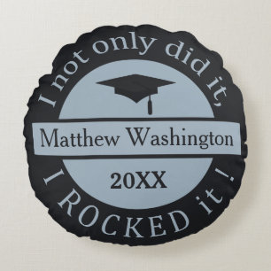 Graduation custom name & year throw pillow