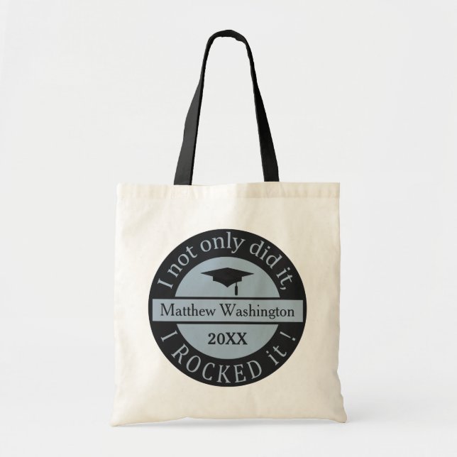 Graduation custom name & year tote bags (Front)