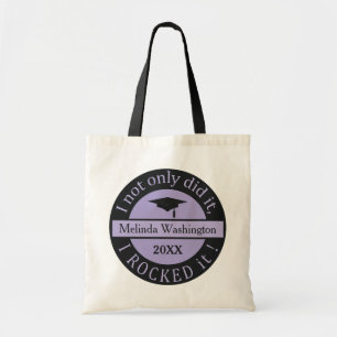 Graduation custom name & year tote bags