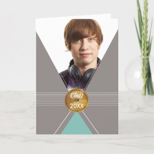 Graduation Custom, Personalized Photo Card, B Invitation