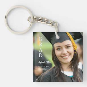 Graduation Customizable Name School And Class Year Keychain