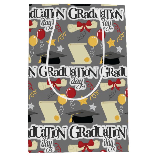 Graduation Day   Medium Gift Bag (Front)