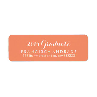 Graduation de corail 2014 Gradué Moderne Calligrap