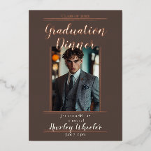 Graduation Dinner/Luncheon, copper mocha colour,