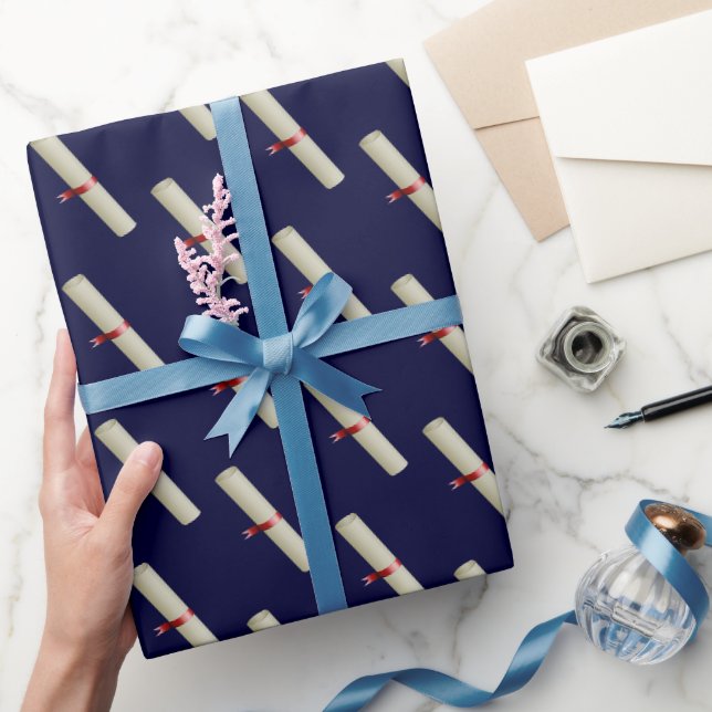 Graduation Diploma Class of 20?? Wrapping Paper (Gifting)