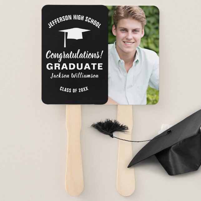 Graduation Fan Your School Colour Graduate Photo (Creator Uploaded)