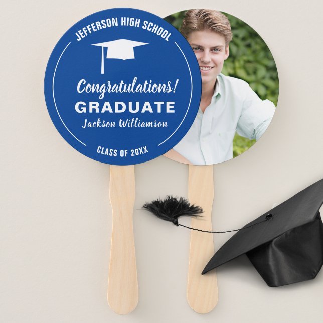 Graduation Fan Your School Colour Graduate Photo (Creator Uploaded)