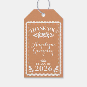 Graduation Favour Tags Papel Picado Fiesta