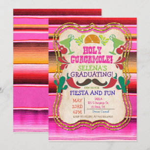 Graduation Fête Mexicaine Invitation