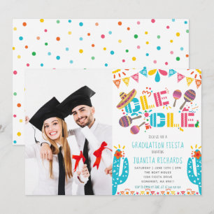 Graduation Fiesta Mexican Party Photo Invitation