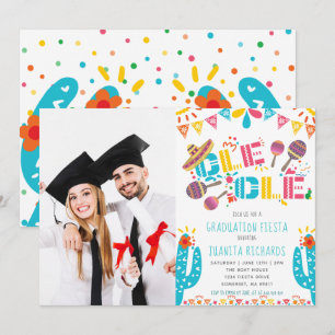 Graduation Fiesta Mexican Party Photo Invitation