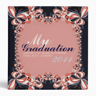 Graduation flag colours Photo album & keepsake Bin Binder
