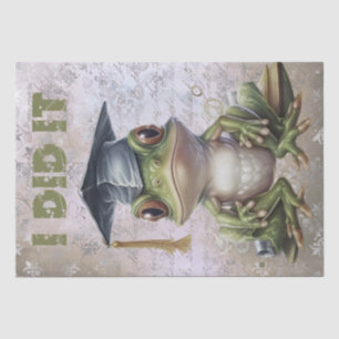 Graduation Frog Watercolor Tissue Paper