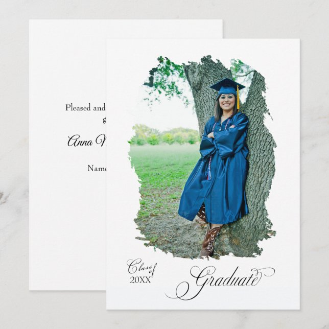 Graduation from High School Announcement (Front/Back)