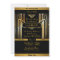 Graduation, Gatsby style, ticket, black gold