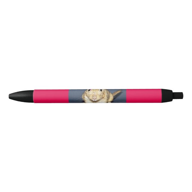 Graduation Gerbil Black Ink Pen (Front)