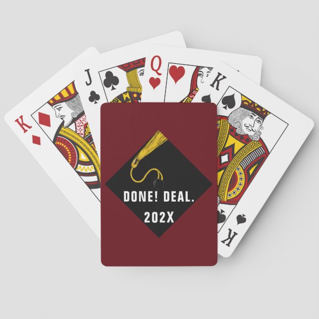 Graduation Gift 2025 Playing Cards (Back)