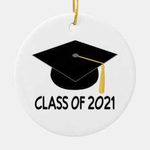 Graduation Gift Class of 2021 Ceramic Ornament