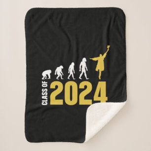 Graduation Gift   Class Of 2024 Sherpa Blanket