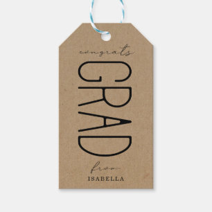 Graduation Gift Favour Tag