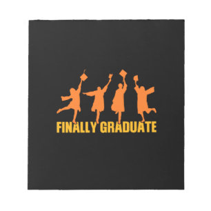 Graduation Gift Finally Graduate Notepad