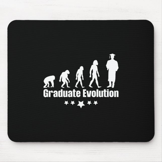Graduation Gift | Graduate Evolution Mouse Pad (Front)