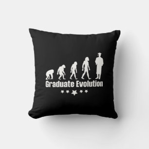 Graduation Gift Graduate Evolution Throw Pillow