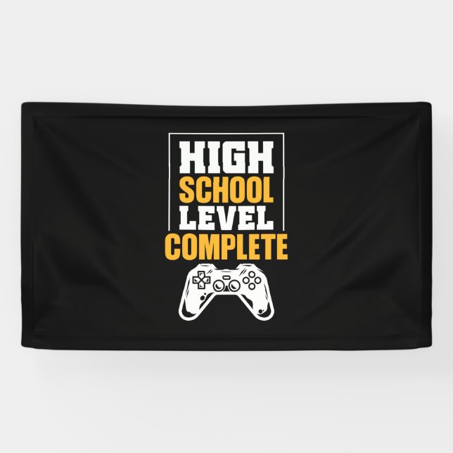 Graduation Gift | High School Level Complete Banner (Horizontal)