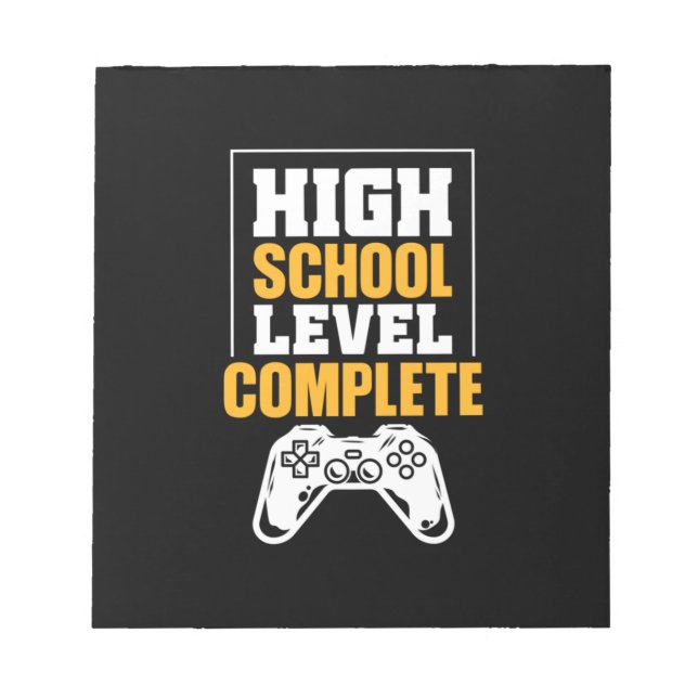 Graduation Gift | High School Level Complete Notepad (Front)