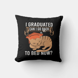 Graduation Gift   I Graduated Can I Go Back Throw Pillow