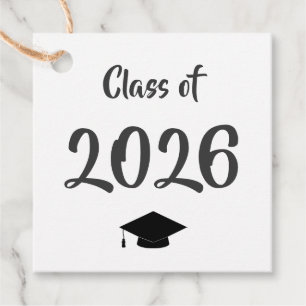 Graduation Gift Tag, Class of 2021 Tag, Kraft Favour Tags