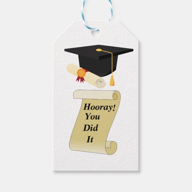 Graduation Gift Tags (Front)