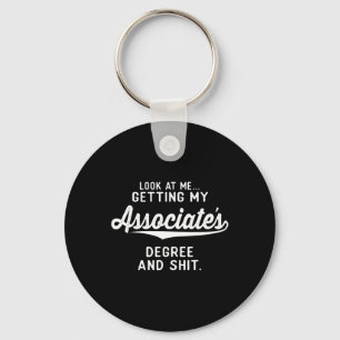 Graduation Gifts Him Her Getting Ociate's Degree  Keychain