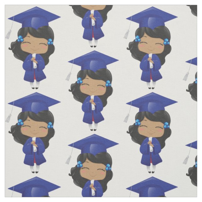 Graduation Girl Fabric (Swatch)