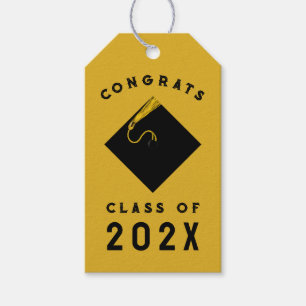 Graduation Gold Gift Tags
