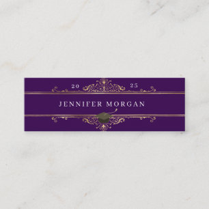 Graduation Gold ornament elegant name card